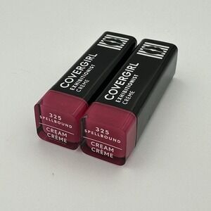 COVERGIRL Exhibitionist Creme Cream Lipstick 325 SPELLBOUND‎ Set of 2